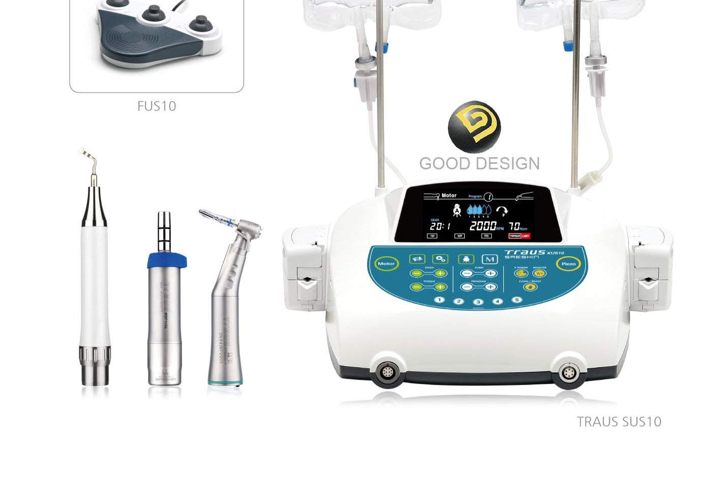 TRAUS SUS10 PIEZO+IMPLANT MOTOR COMBINATION