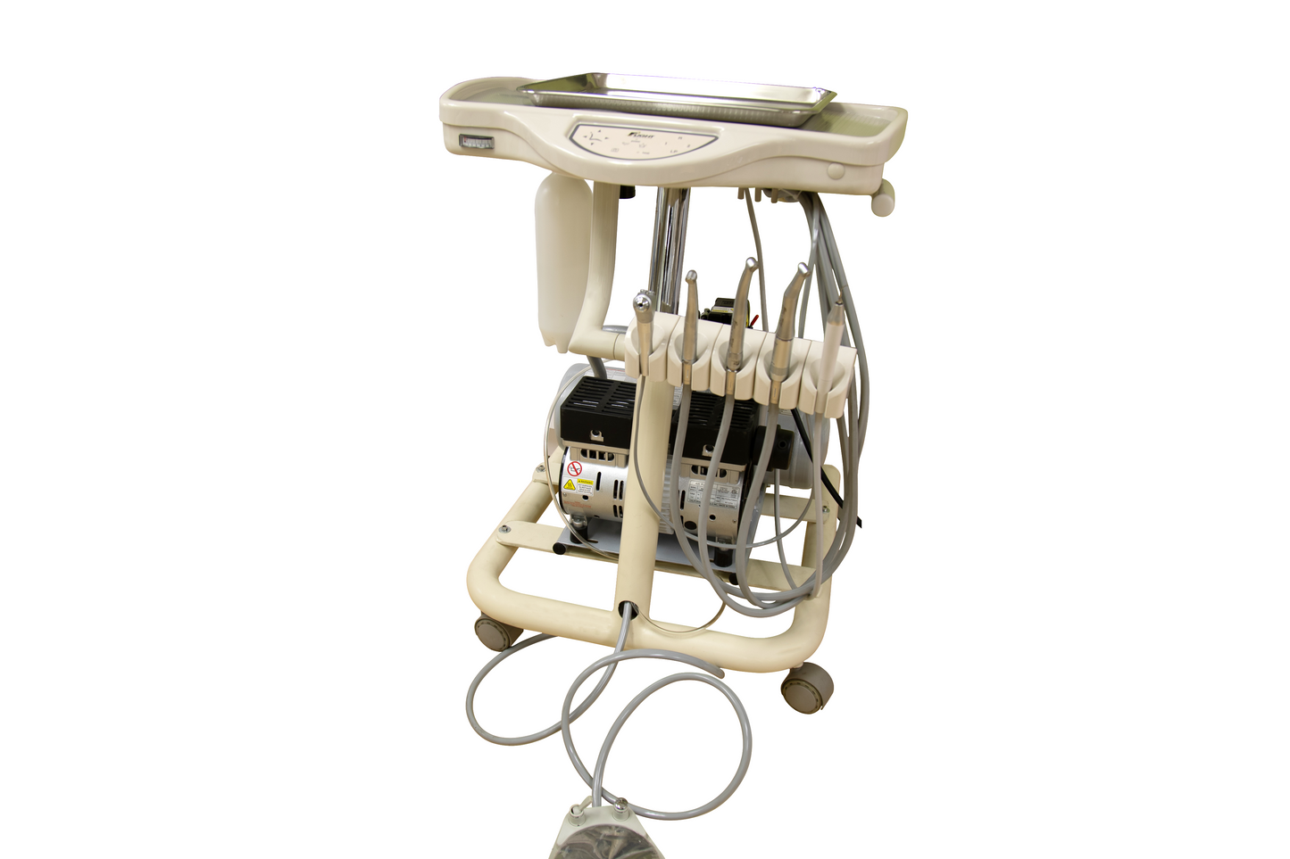 Portable Mobile Cart with Integrated Compressor