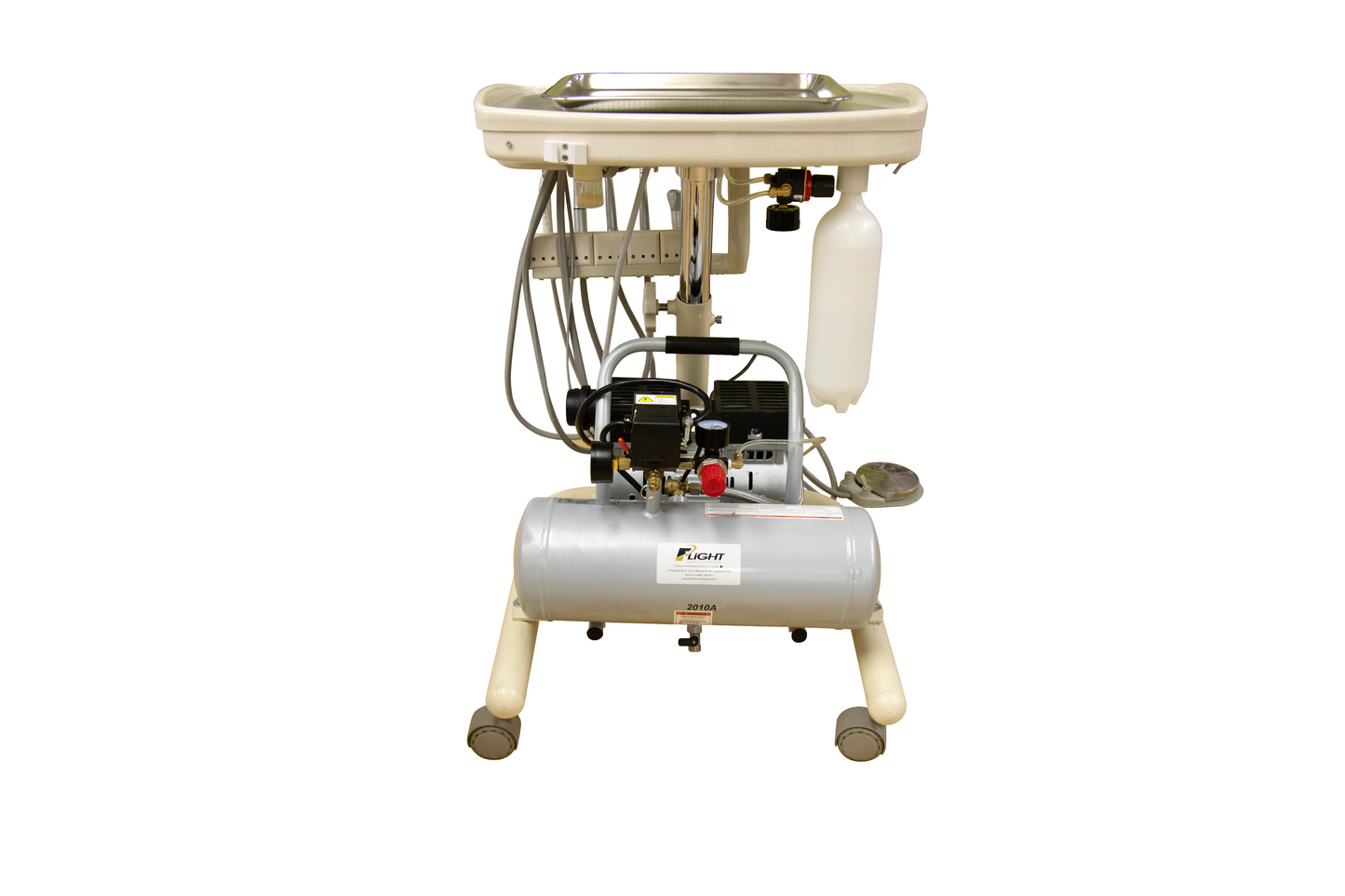 Portable Mobile Cart with Integrated Compressor